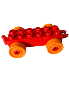 Lego® Duplo® podvozek k vláčku červený